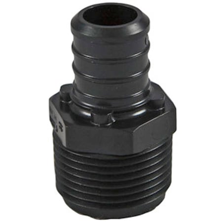 B & K SharkBite 1/2 in. Barb X 1/2 in. D MNPT Poly Alloy Male Adapter UP120A5
